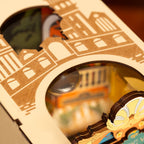 Romantic Venice DIY Book Nook Shelf Insert