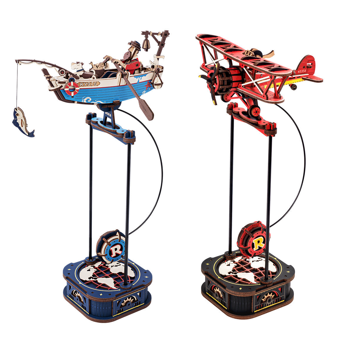 Sky Captain Pendulum Balance Toy 3D Puzzle