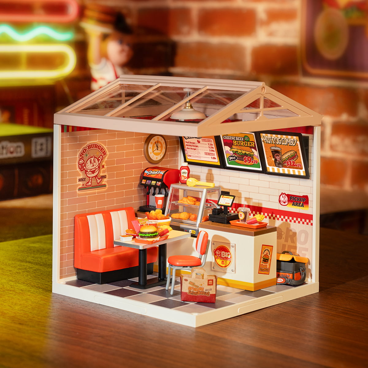 Yum Yum Burgers DIY Miniature House