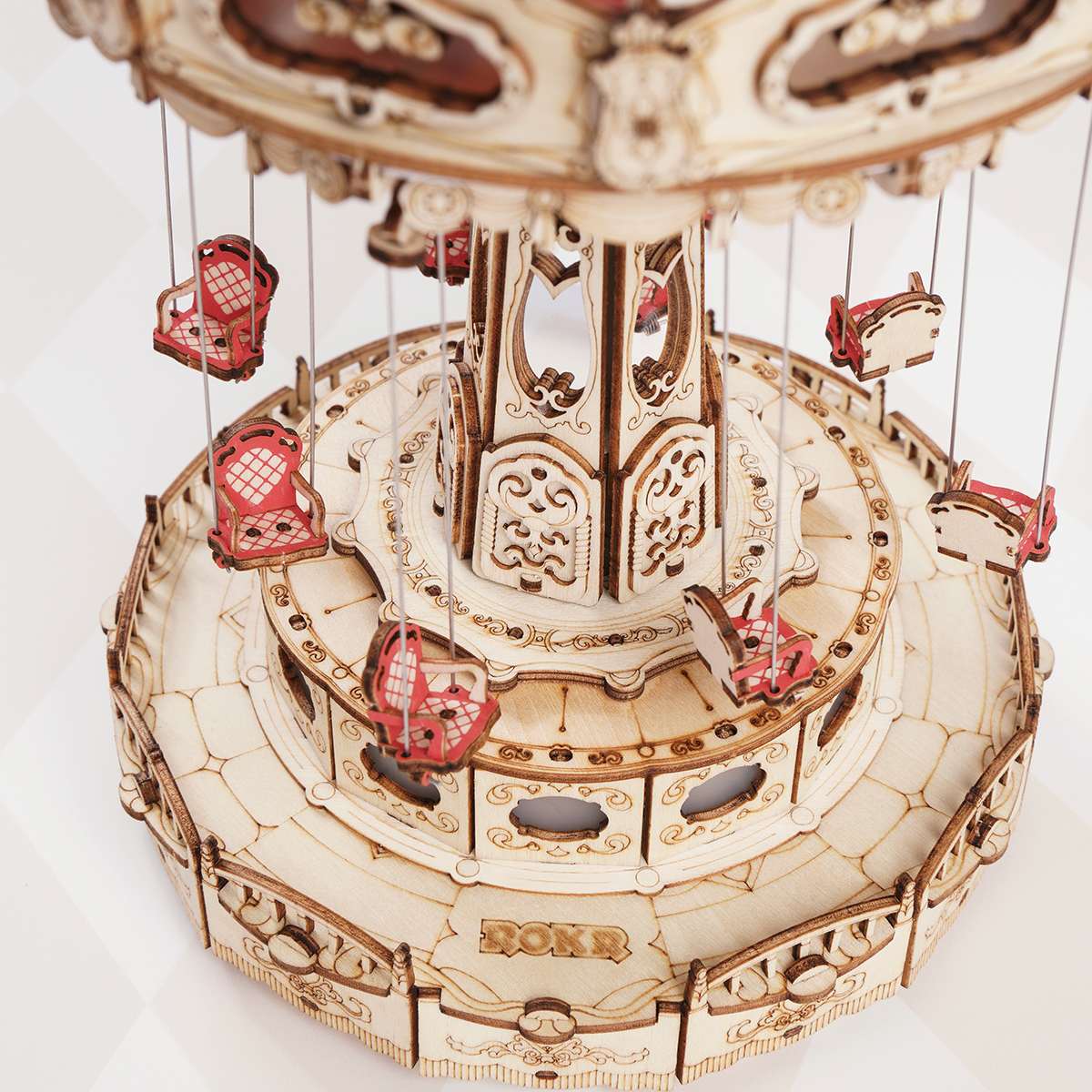 Swing Ride DIY Music Box 3D Puzzle