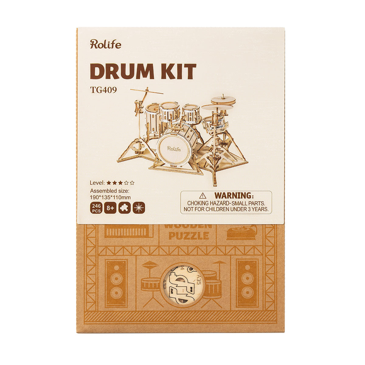 Drum Kit 3D Puzzle