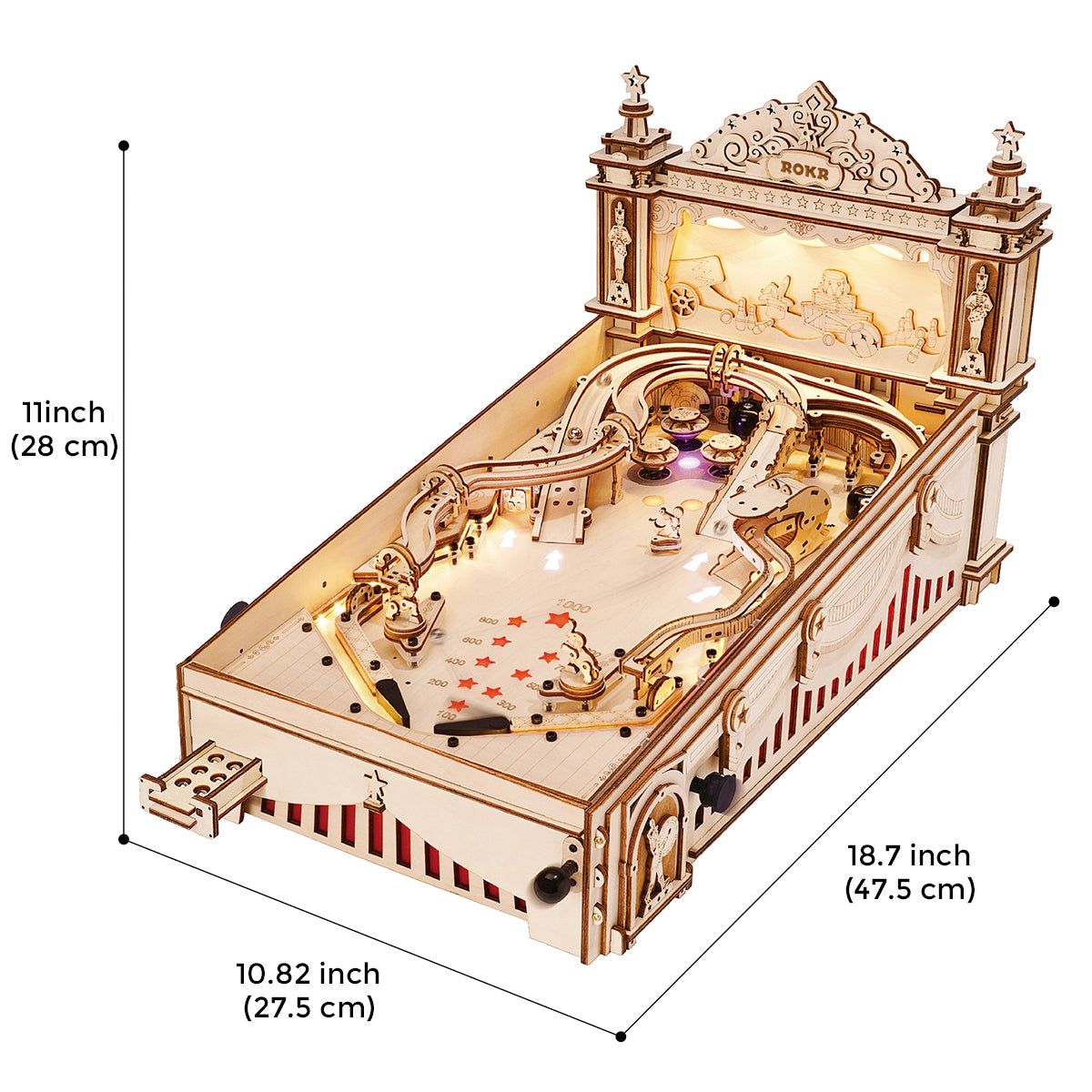 Pinball Machine 3D Puzzle