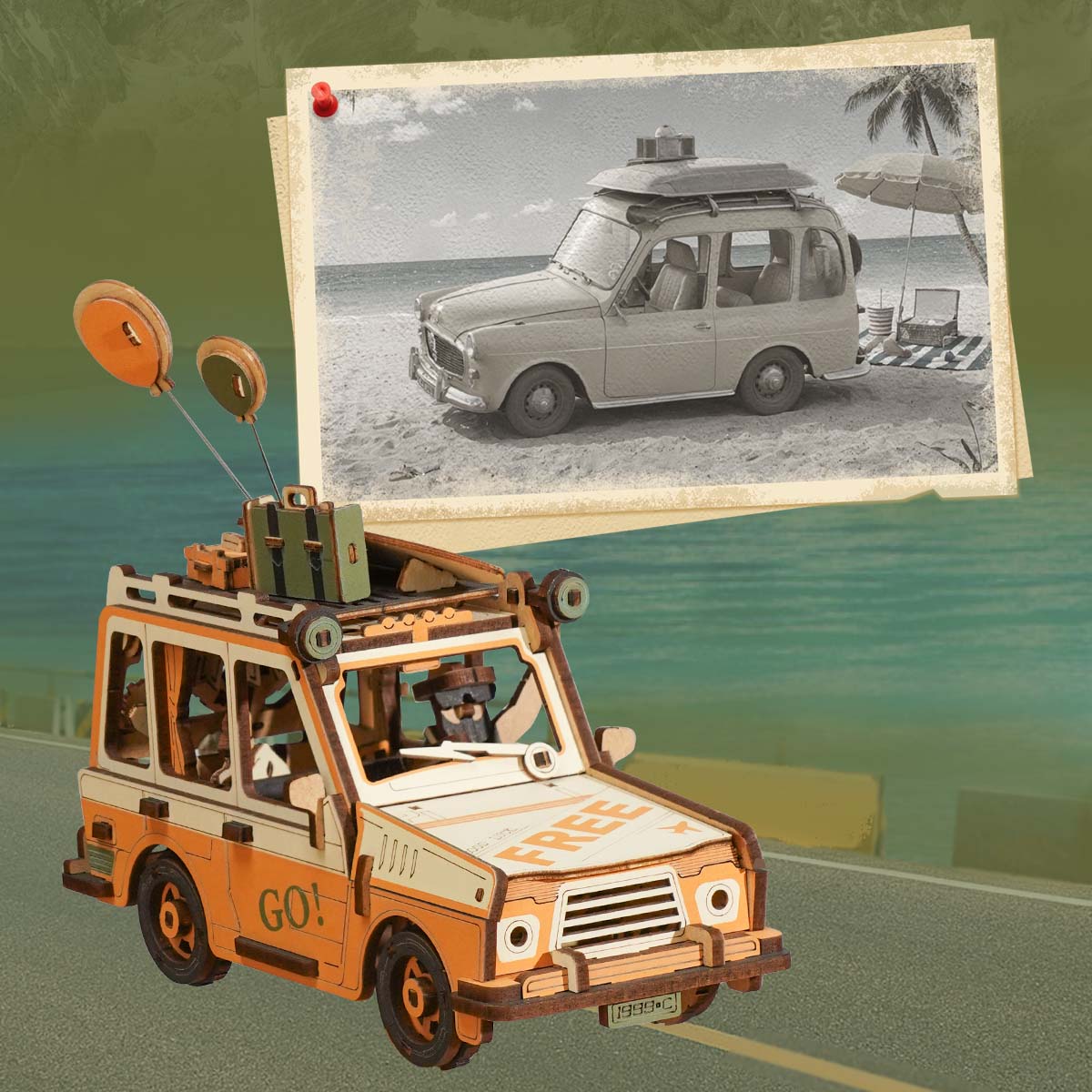 Road Tripper Pendulum Balance Toy 3D Puzzle