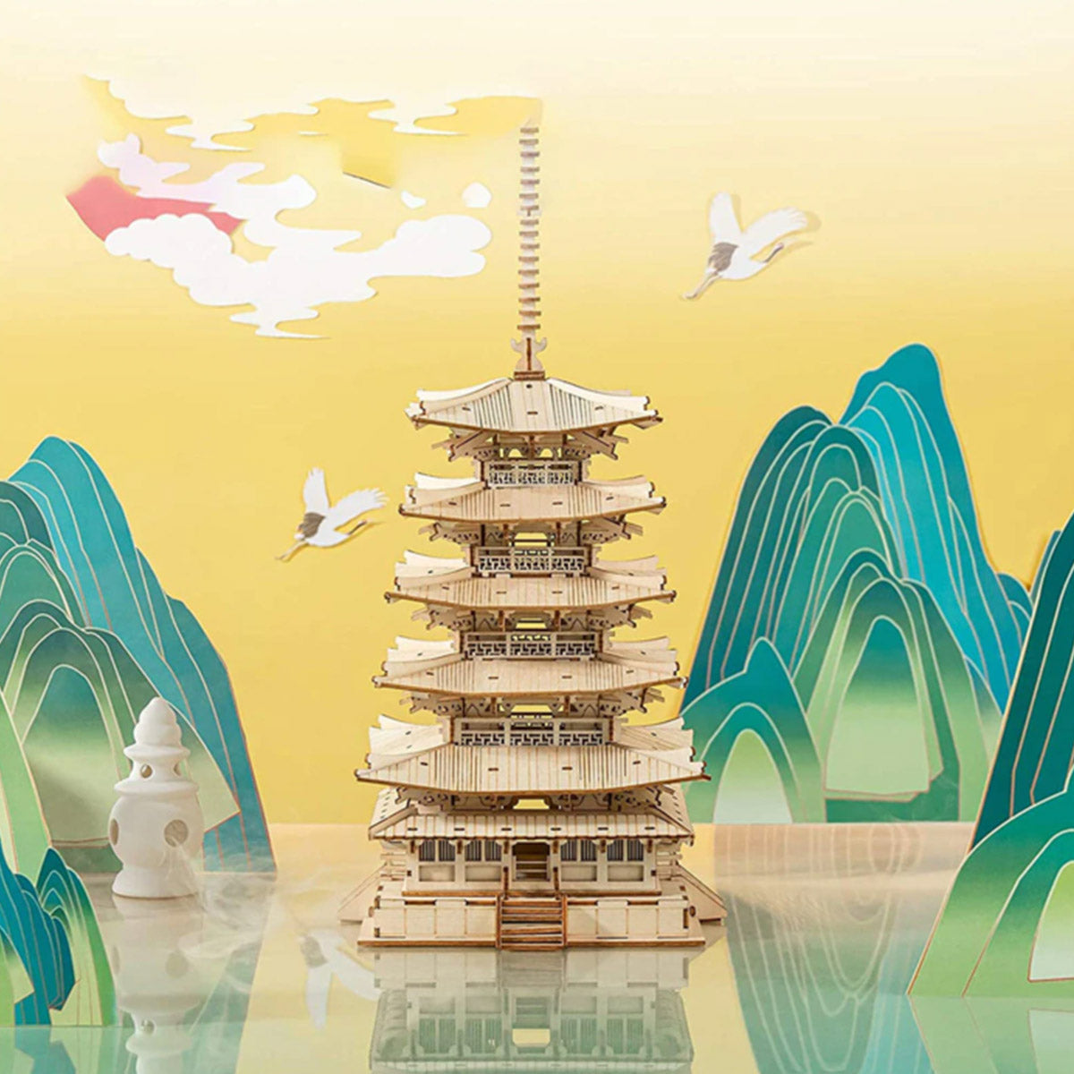 Five-storied Pagoda DIY 3D Puzzle
