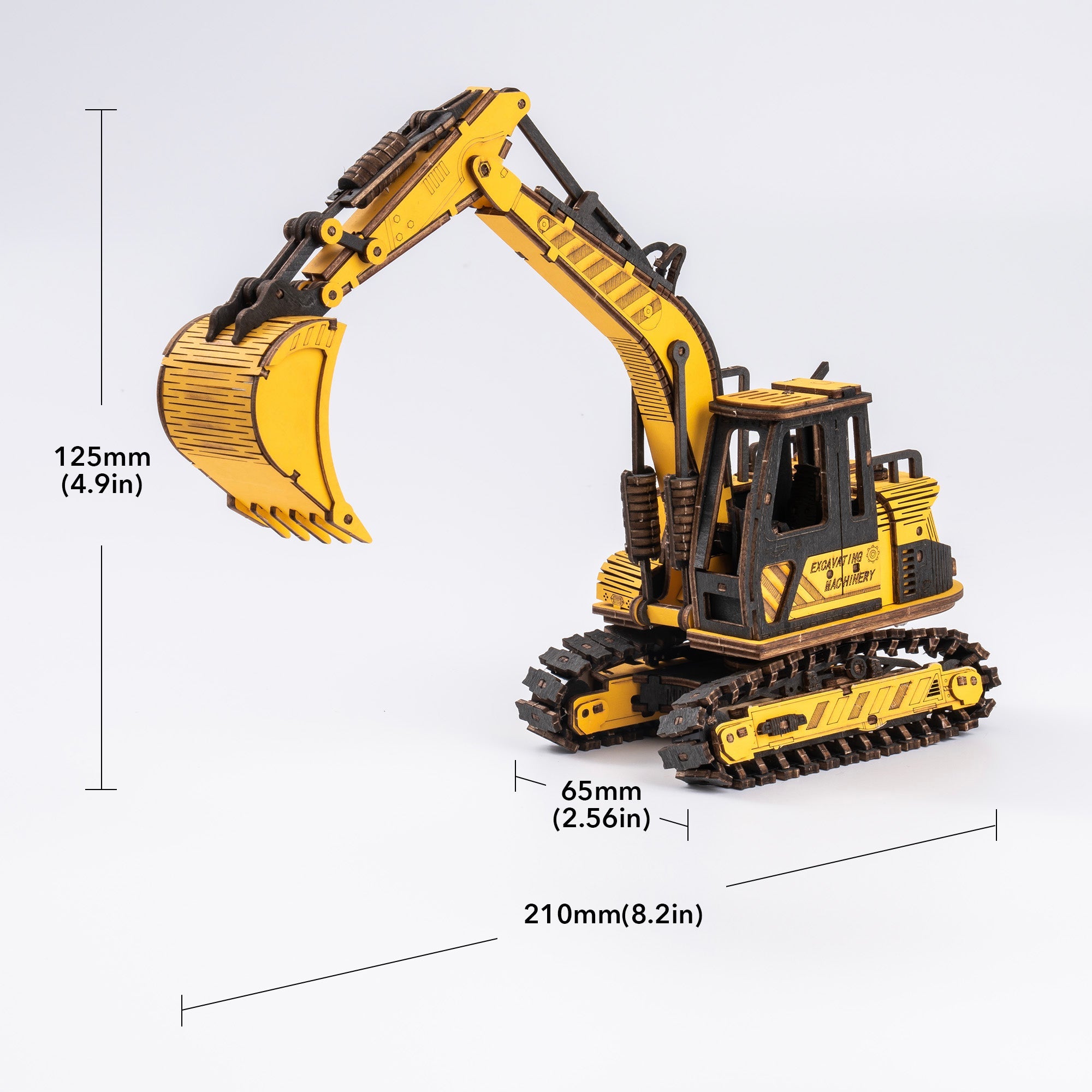 Excavator Engineering Vehicle 3D Puzzle