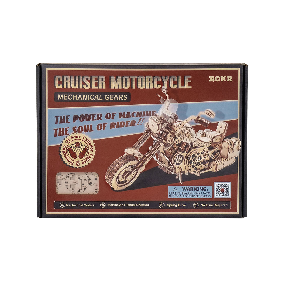 Cruiser Motorcycle 3D Puzzle
