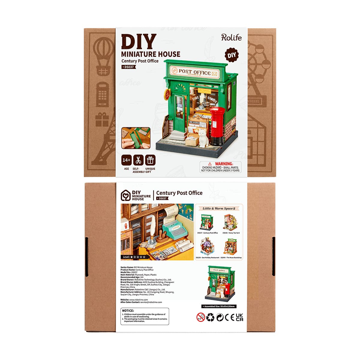 Century Post Office DIY Miniature House