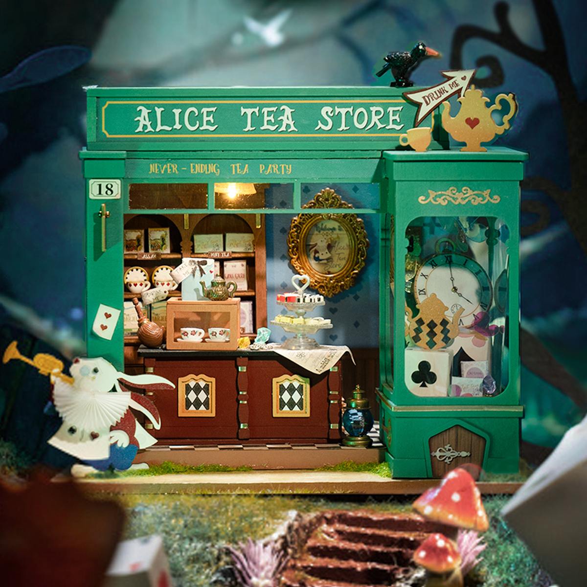 Alice's Tea Store DIY Miniature House