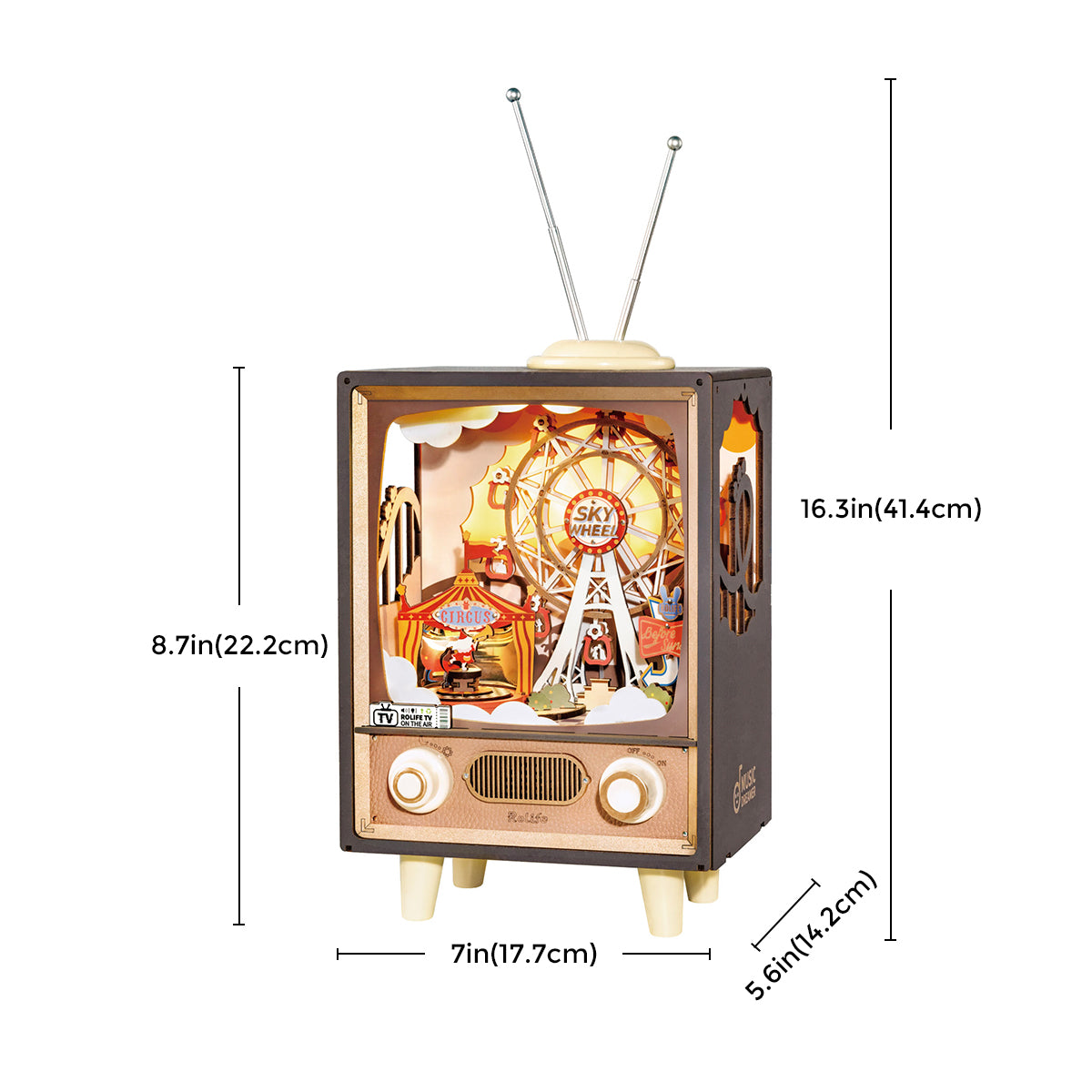 Sunset Carnival DIY Music Box 3D Puzzle