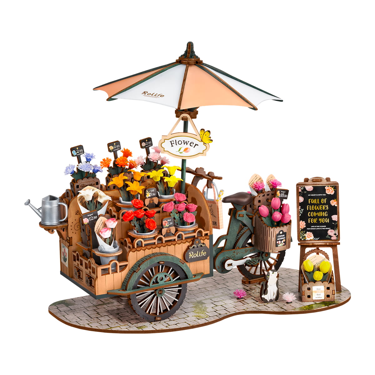 Blossom Cart 3D Puzzle
