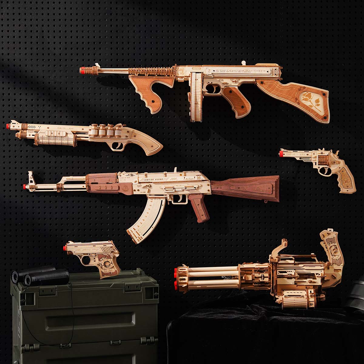 Thompson Submachine Toy Gun 3D Puzzle