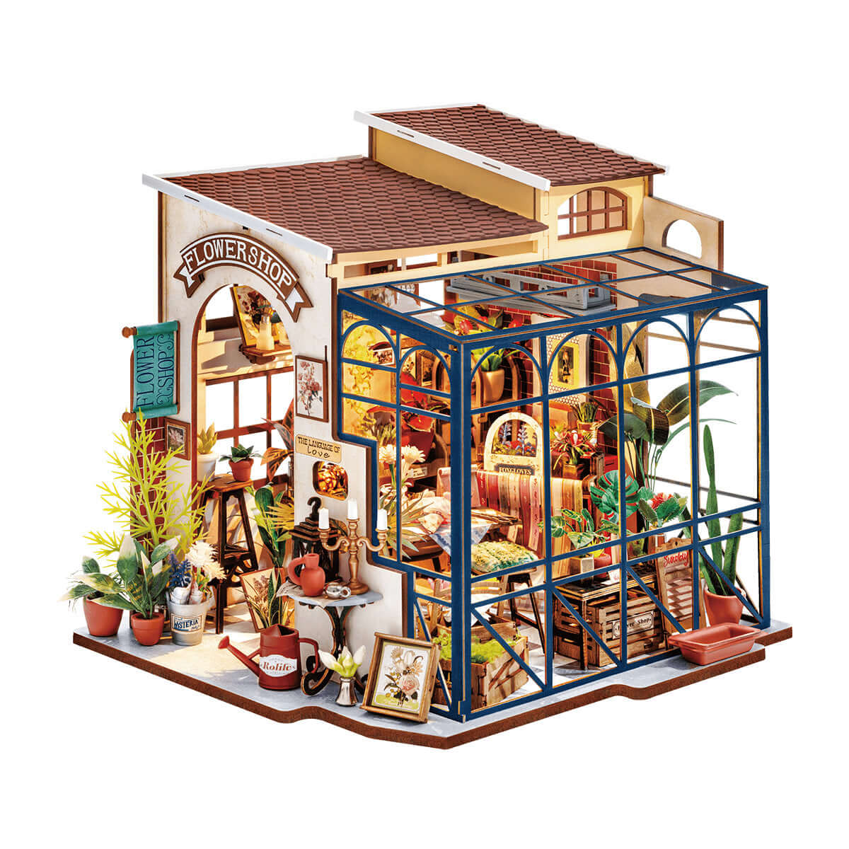 Rolife Emily's Flower Shop Miniature House