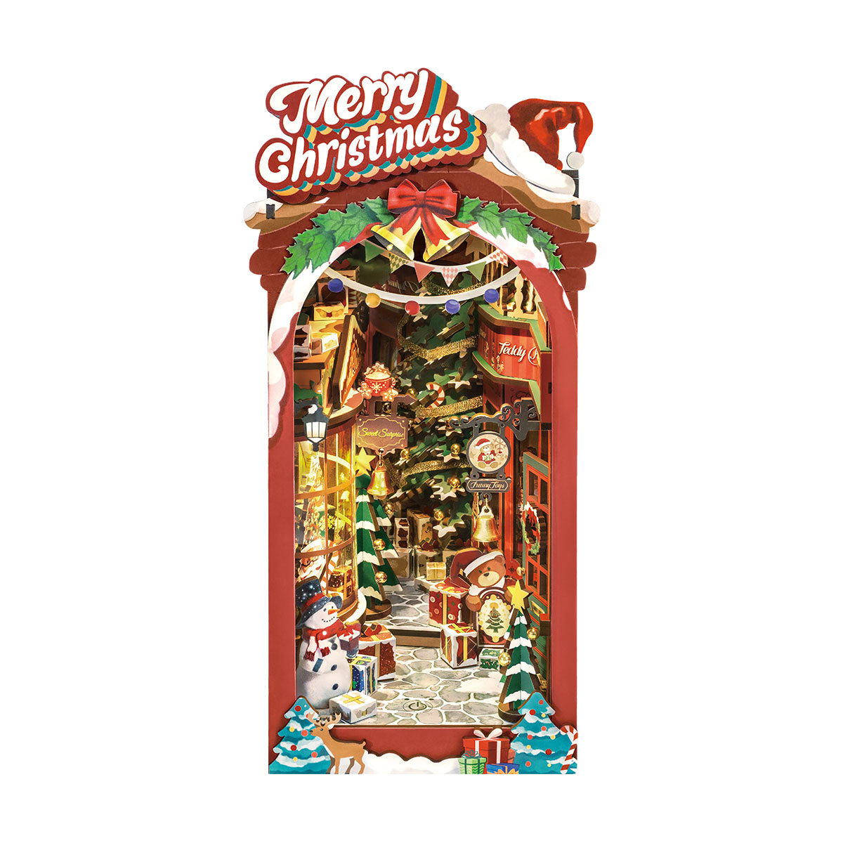 Christmas Street DIY Book Nook