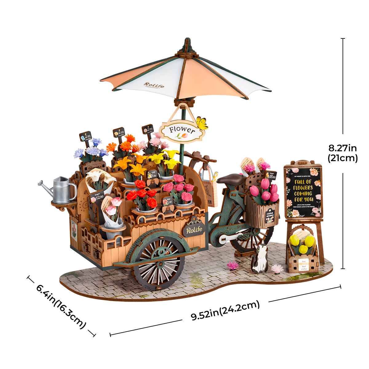 Blossom Cart 3D Puzzle
