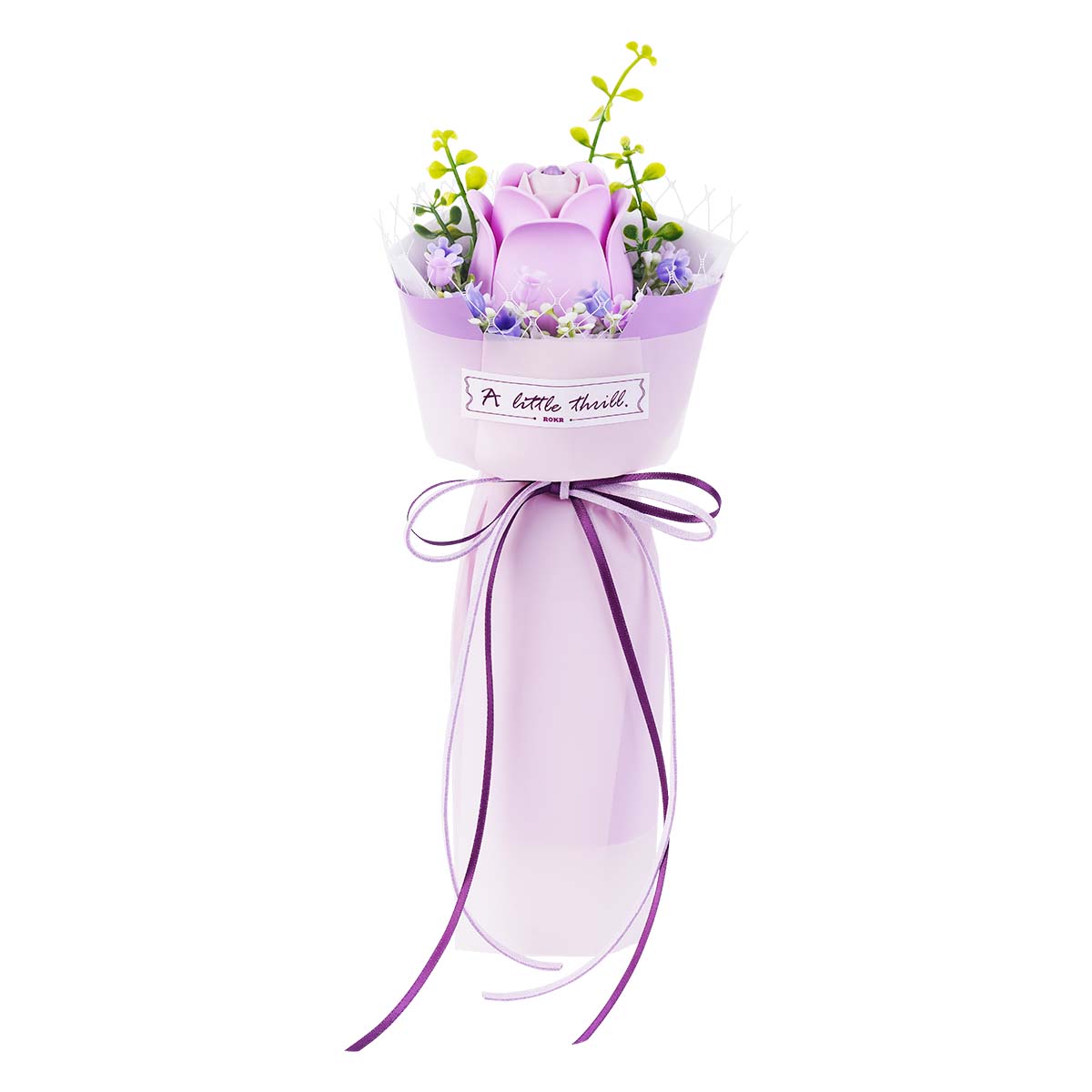 Purple Rose DIY Bouquet 3D Puzzle