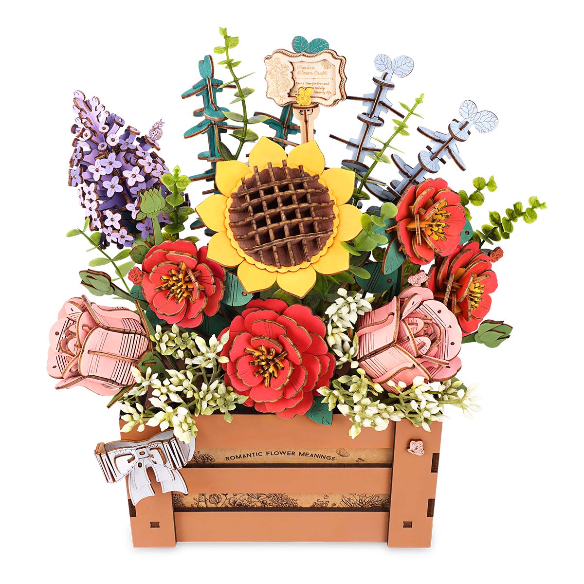 Wooden Bloom Box DIY 3D Puzzle