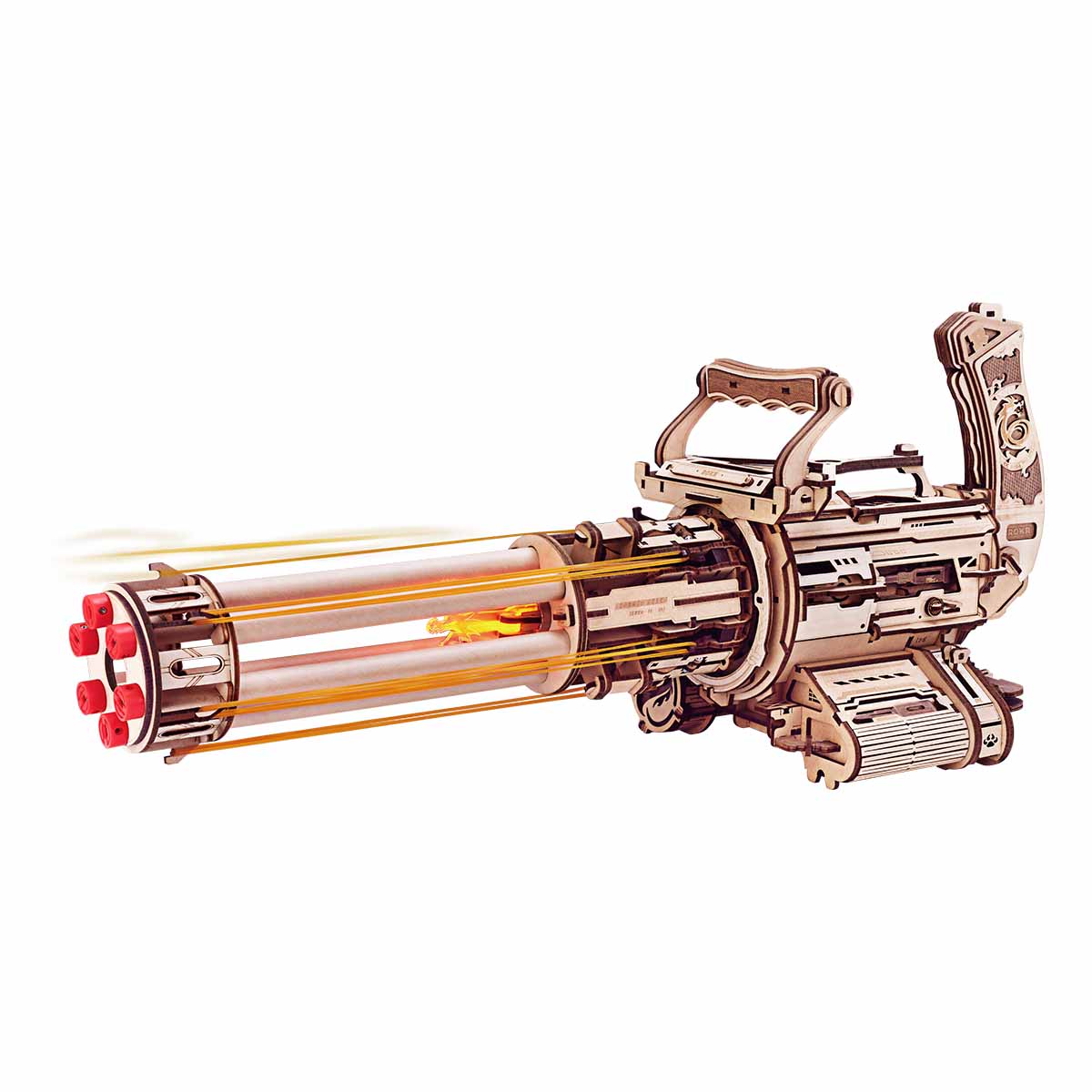 Rotating-Barrel Machine Toy Gun 3D Puzzle