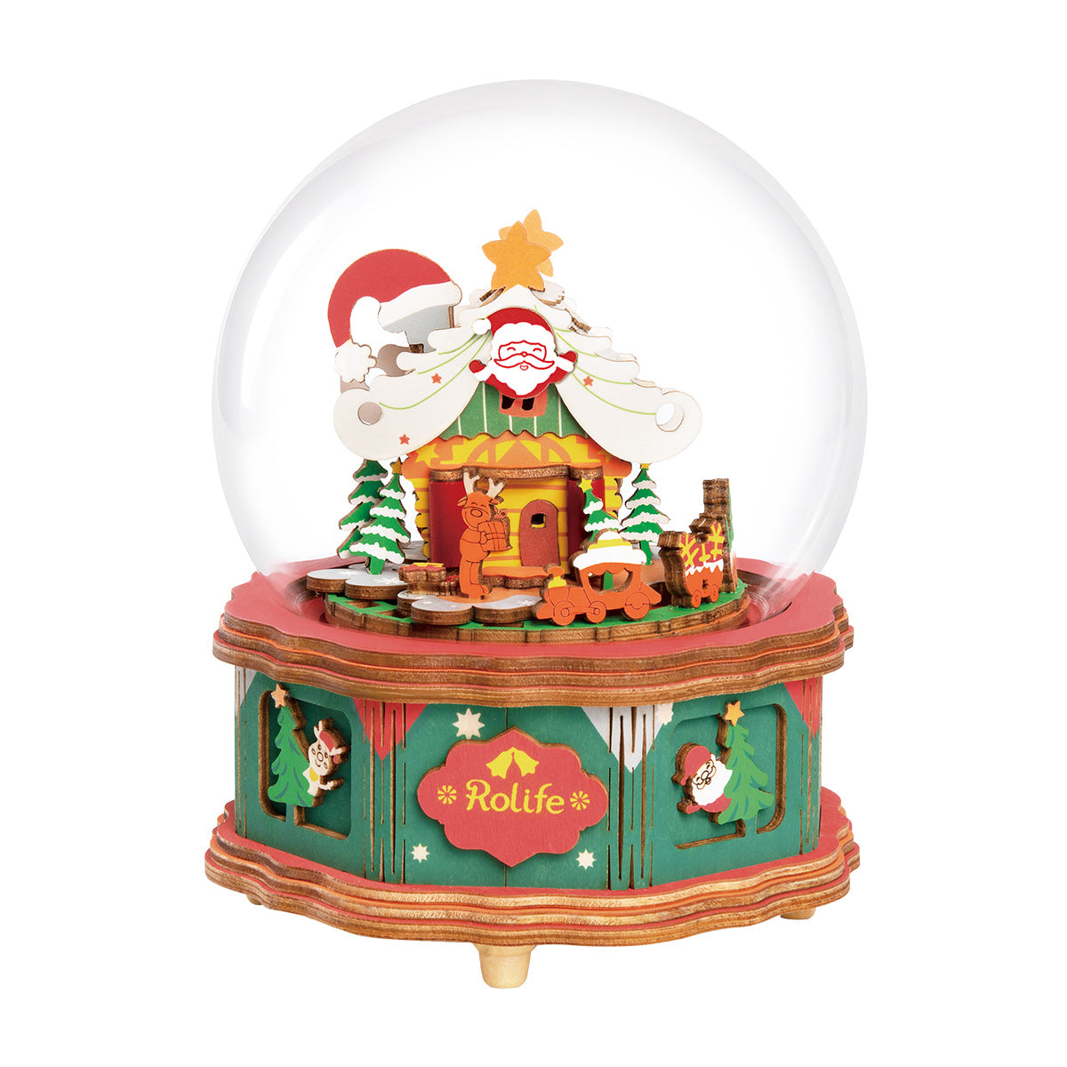 Christmas Town Music Box