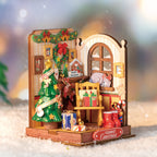 Christmas Fireplace DIY Miniature House