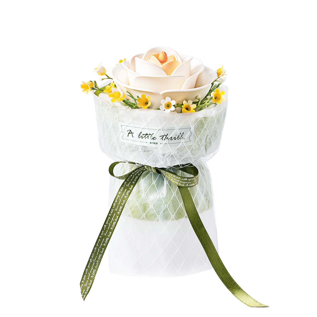 White Camellia DIY 3D Puzzle