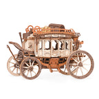 Stagecoach Mechanical Music Box 3D Puzzle