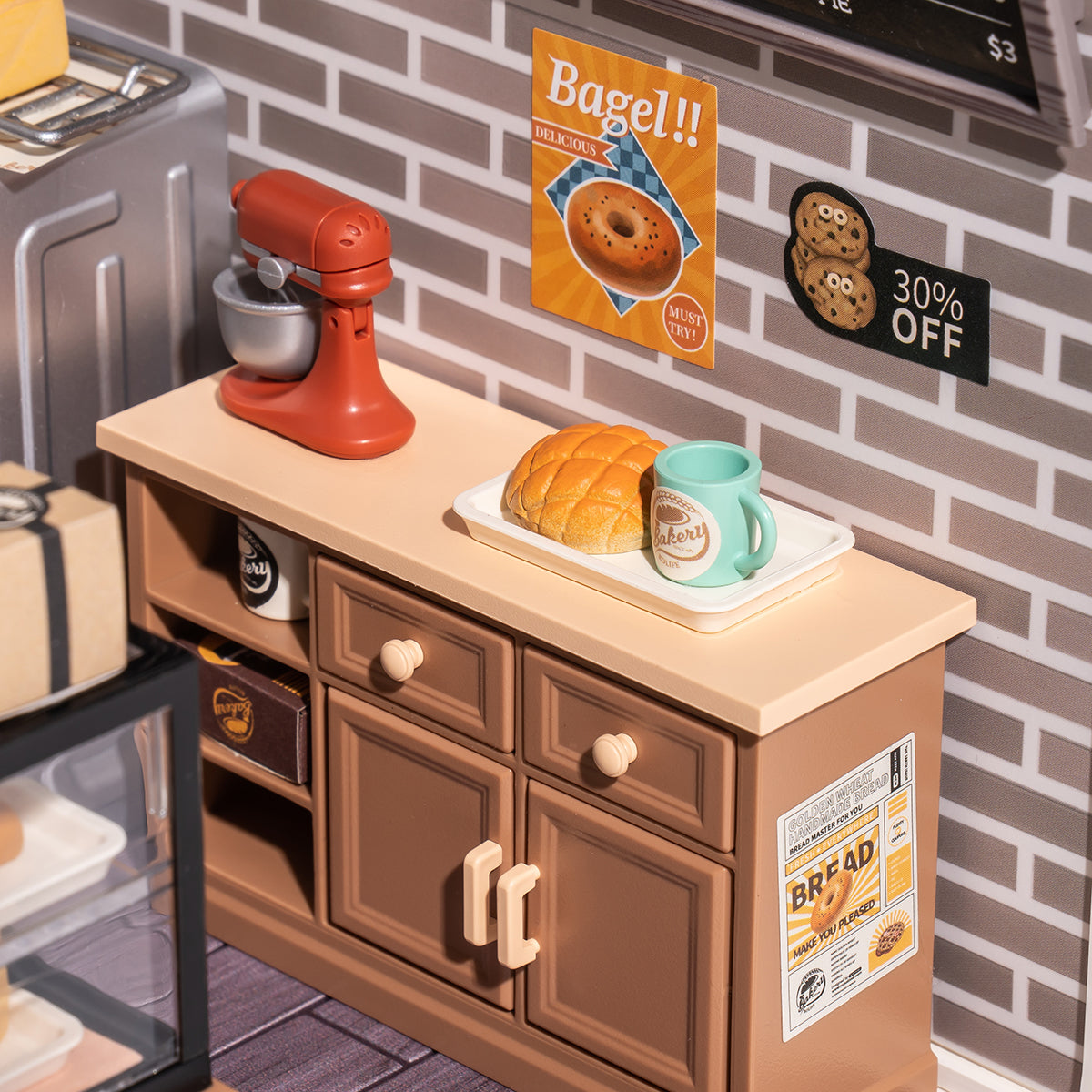 Golden Wheat Bakery DIY Miniature House