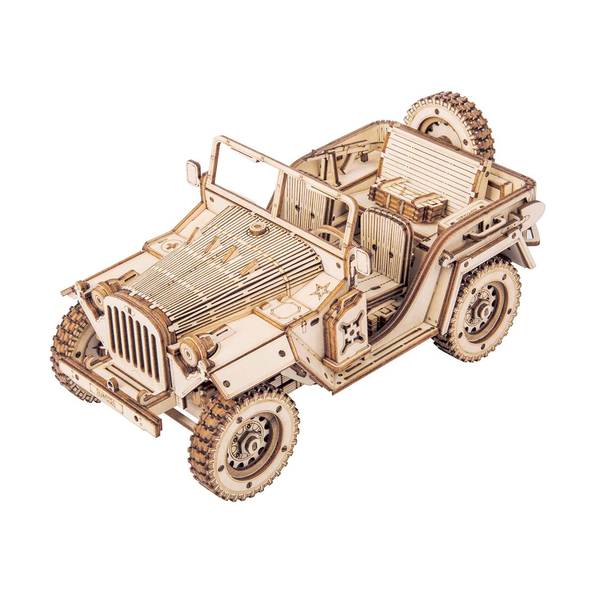 Army Jeep Scale Model 3D Puzzle