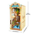 Romantic Venice DIY Book Nook Shelf Insert