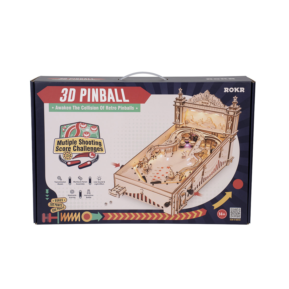 Pinball Machine 3D Puzzle