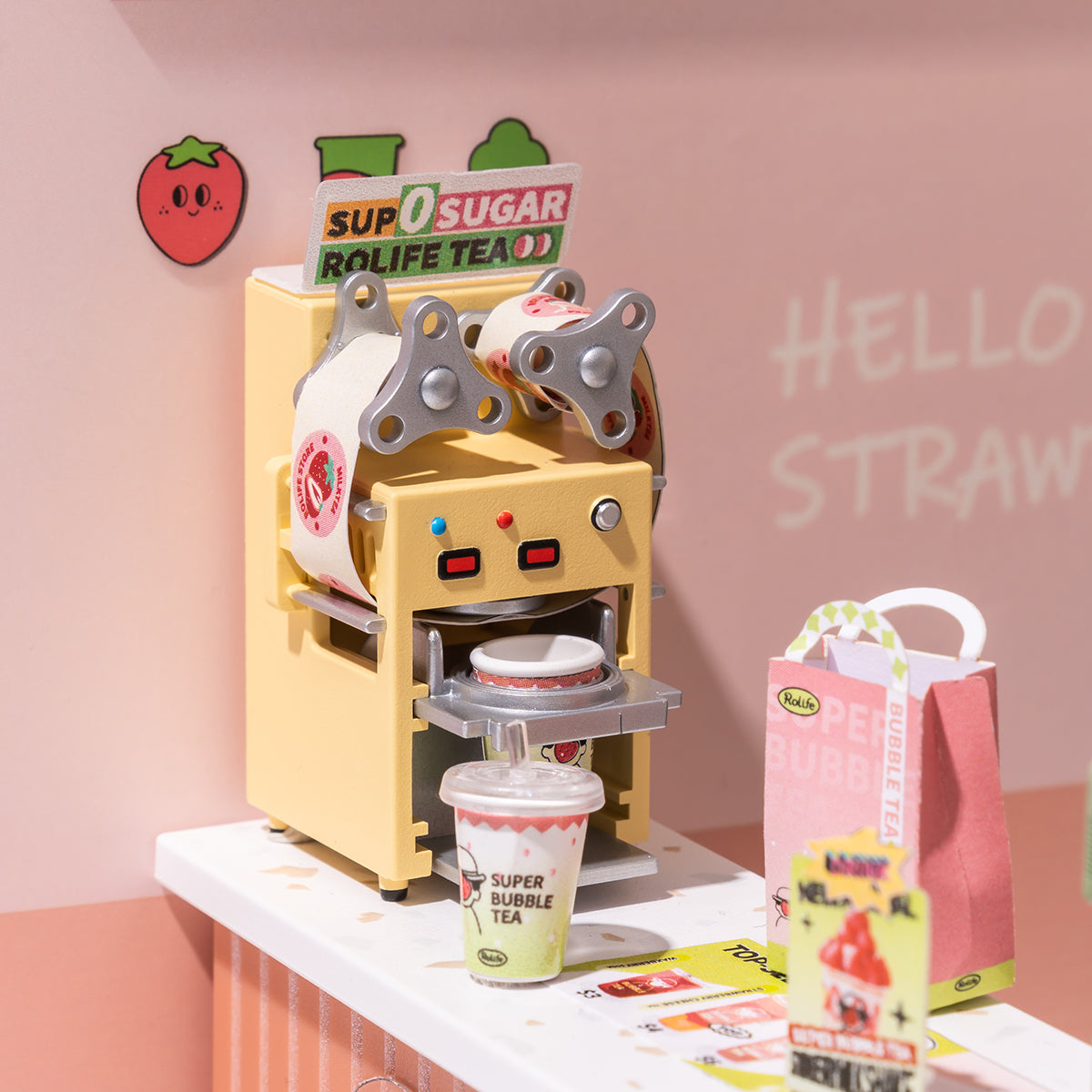 Double Joy Bubble Tea DIY Miniature House