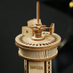 Airplane Control Tower Mechanical Music Box