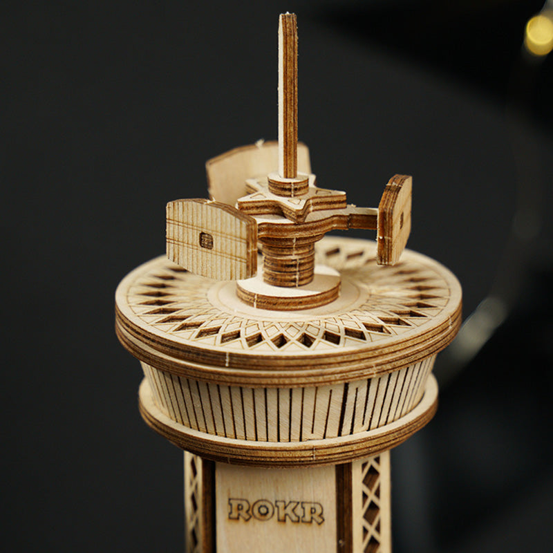 Airplane Control Tower Mechanical Music Box