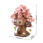 Sakura Tree House DIY 3D Puzzle