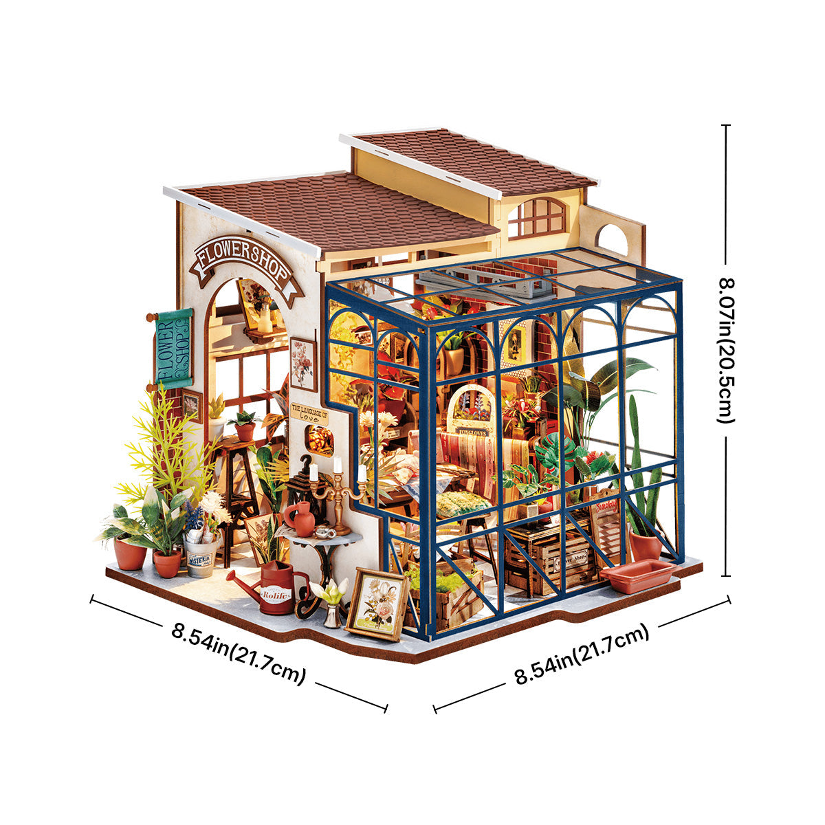 Rolife Emily's Flower Shop Miniature House