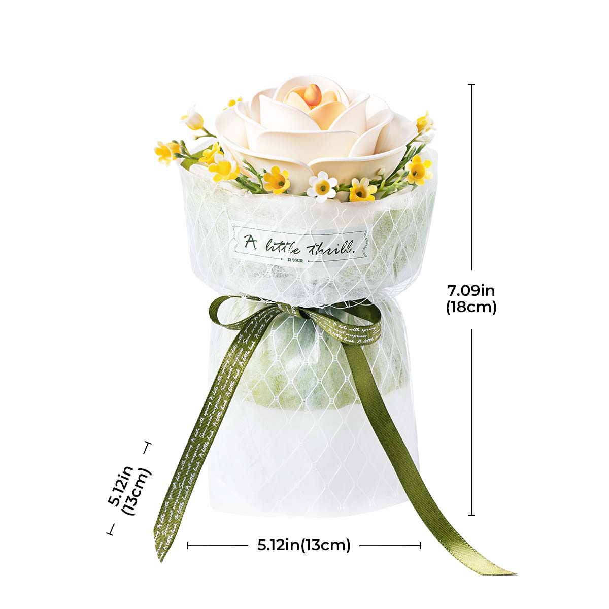 White Camellia DIY 3D Puzzle