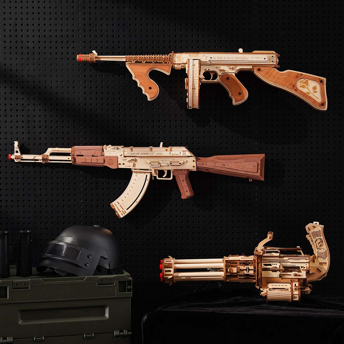 Thompson Submachine Toy Gun 3D Puzzle