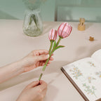 Pink Tulip DIY Flower 3D Puzzle