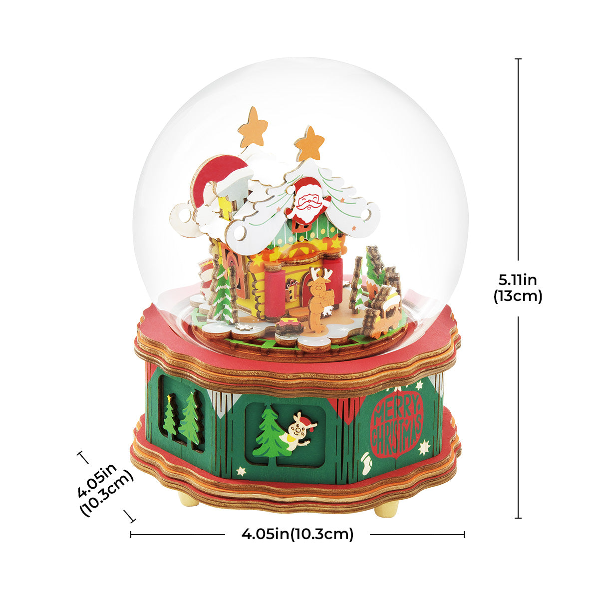 Christmas Town Music Box