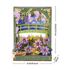 Glittering Water Lily Wall Art 3D Puzzle