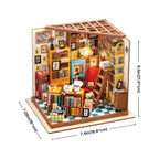 Sam's Study Library DIY Miniature House