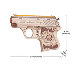 Mini Gun 3D Puzzle Toy Gun