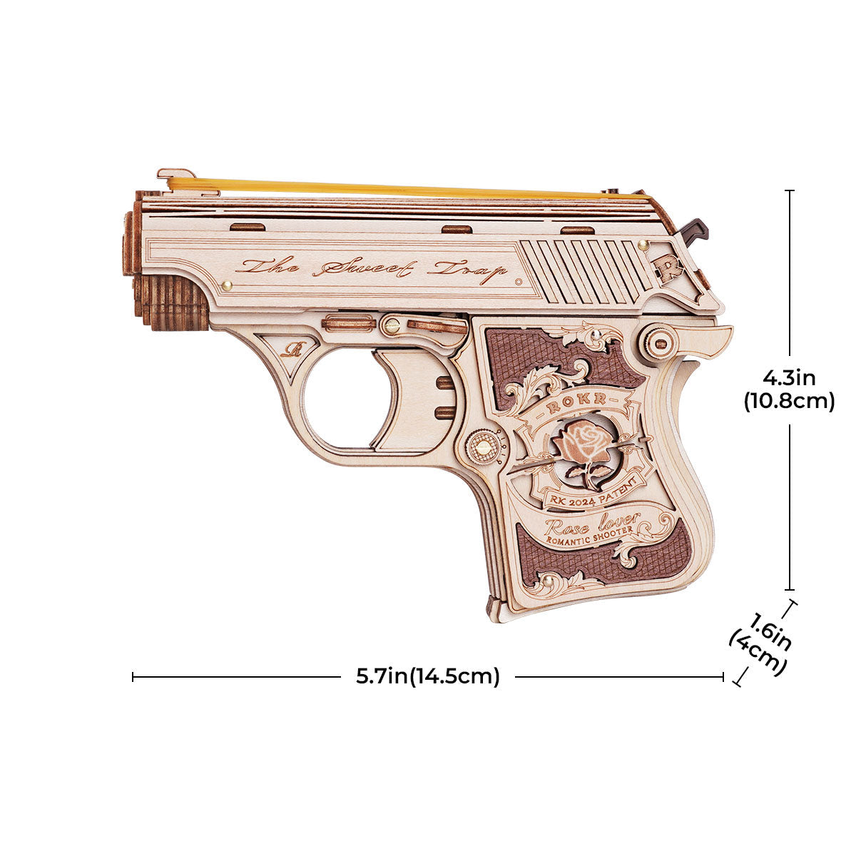 Mini Gun 3D Puzzle Toy Gun