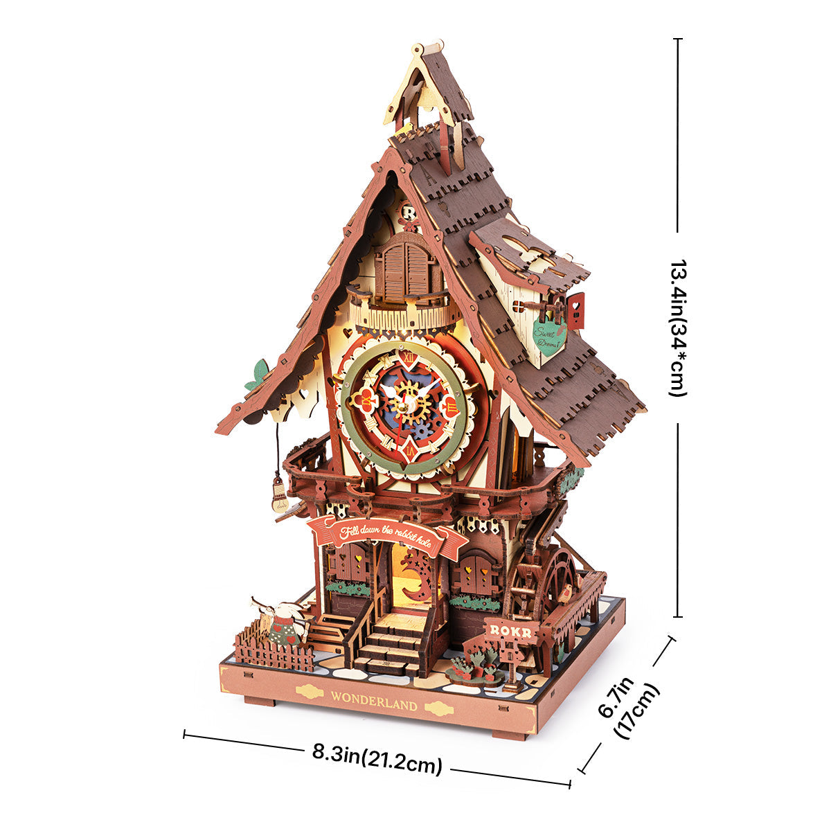 Cuckoo Clock Mechanical 3D Puzzle