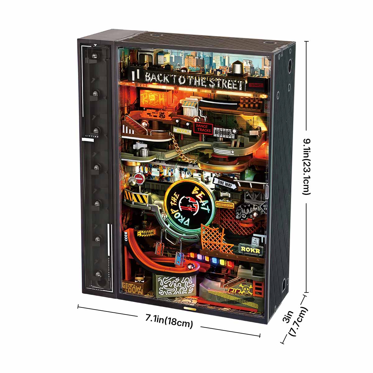 Hip-Hop Street Marble Run Mechanical 3D Puzzle