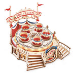 Tilt-A-Whirl DIY Music Box 3D Puzzle