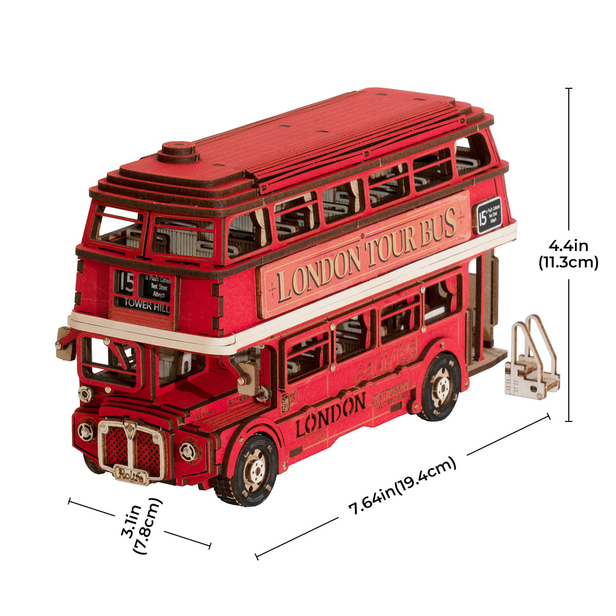 London Tour Bus 3D Puzzle
