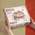 Stagecoach Mechanical Music Box 3D Puzzle