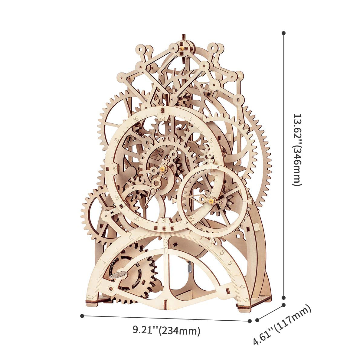 Pendulum Clock Mechanical Gear 3D Puzzle