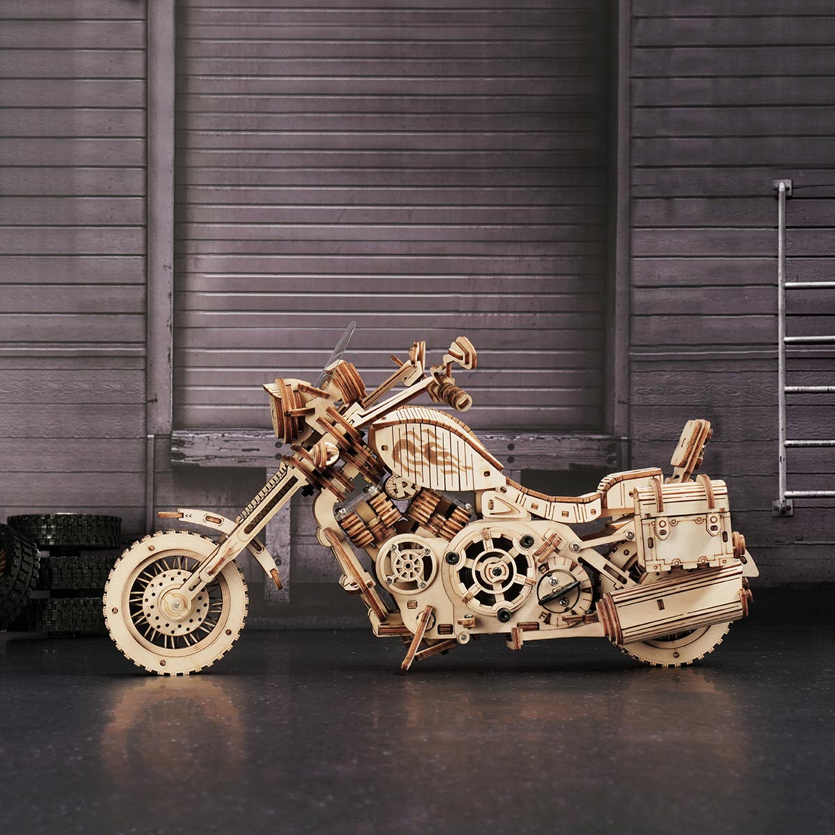 Cruiser Motorcycle 3D Puzzle