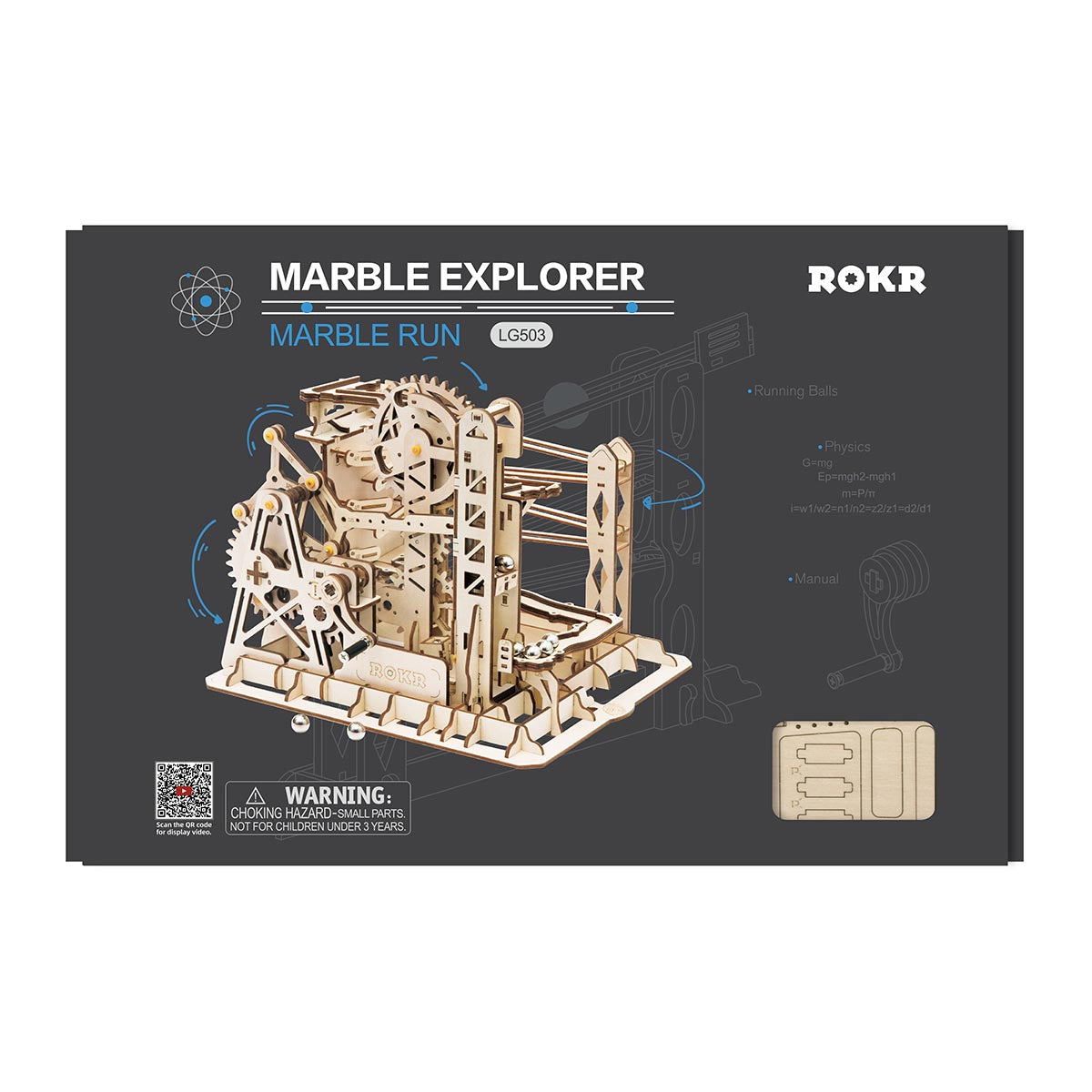 Explorer Swingback Wall Marble Run